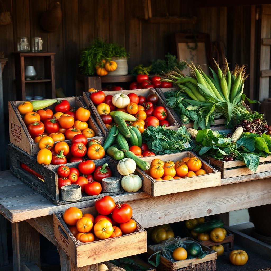 Fresh Amish produce